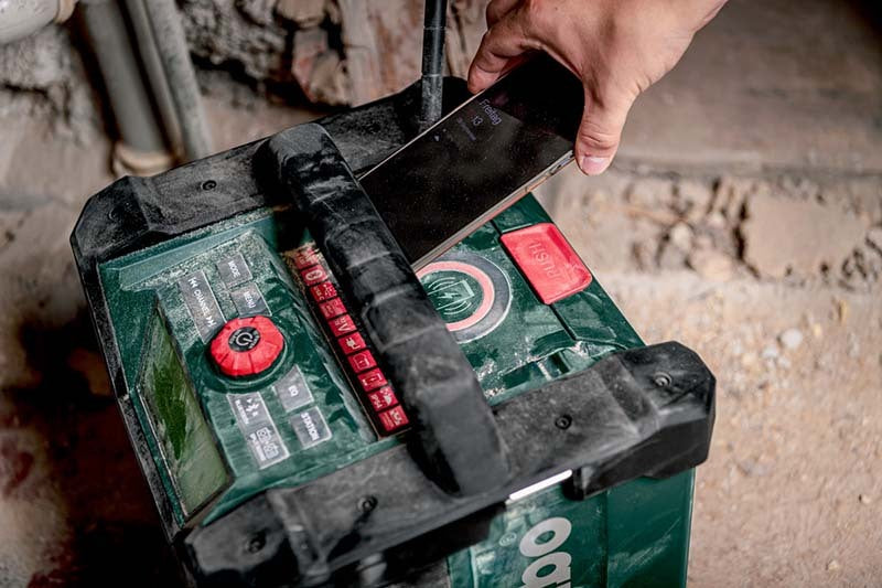 Metabo RC 12-18 32W BT DAB+ Cordless Worksite Radio (Tool Only)10