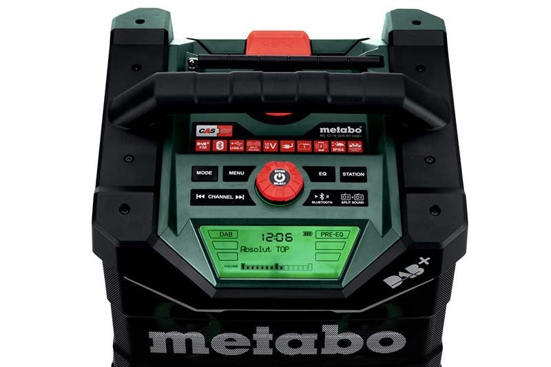 Metabo RC 12-18 32W BT DAB+ Cordless Worksite Radio (Tool Only)9