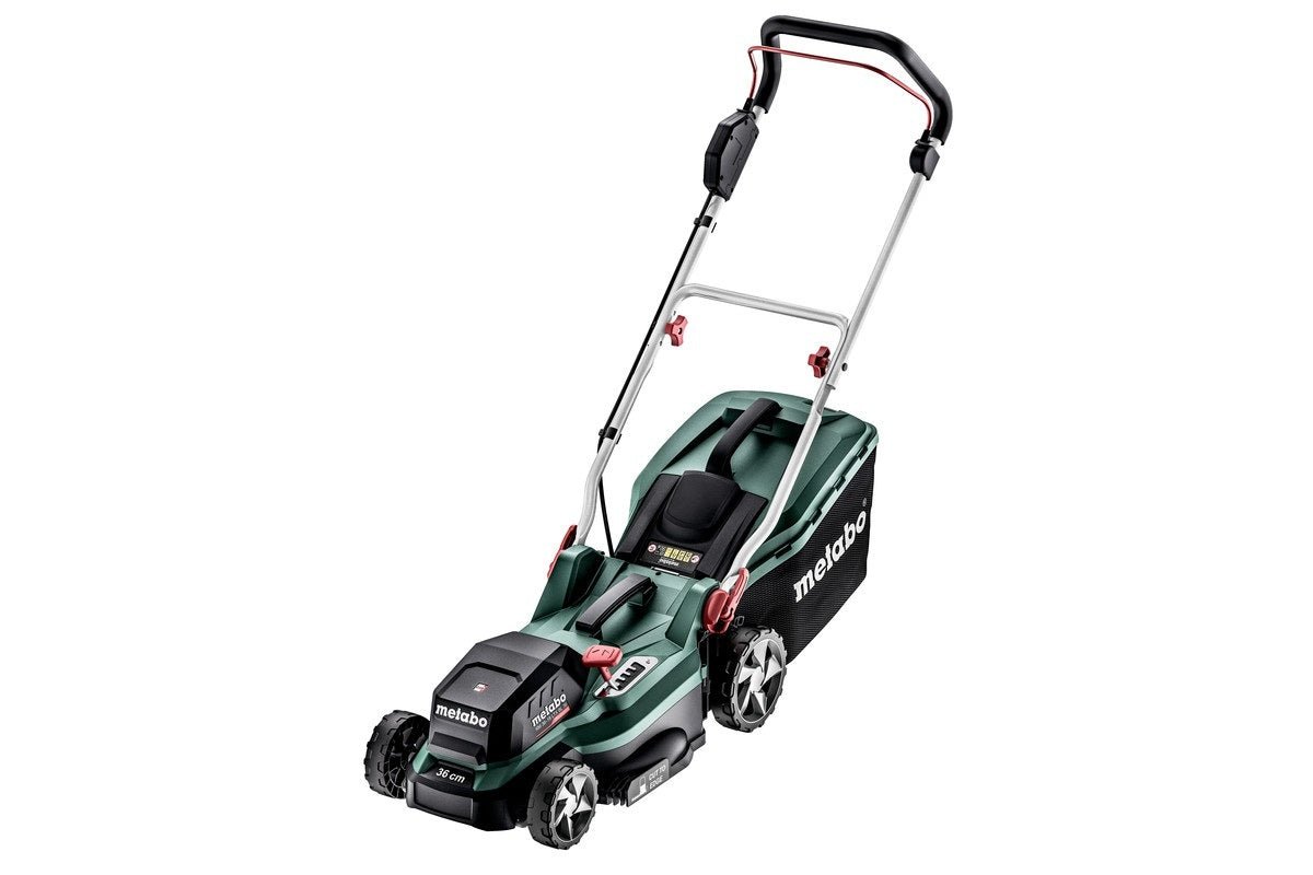Metabo RM 36-18 LTX BL 36 Twin 18V 360mm Cordless Lawn Mower (Tool Only) - 601716850 - AIMS Industrial Supplies