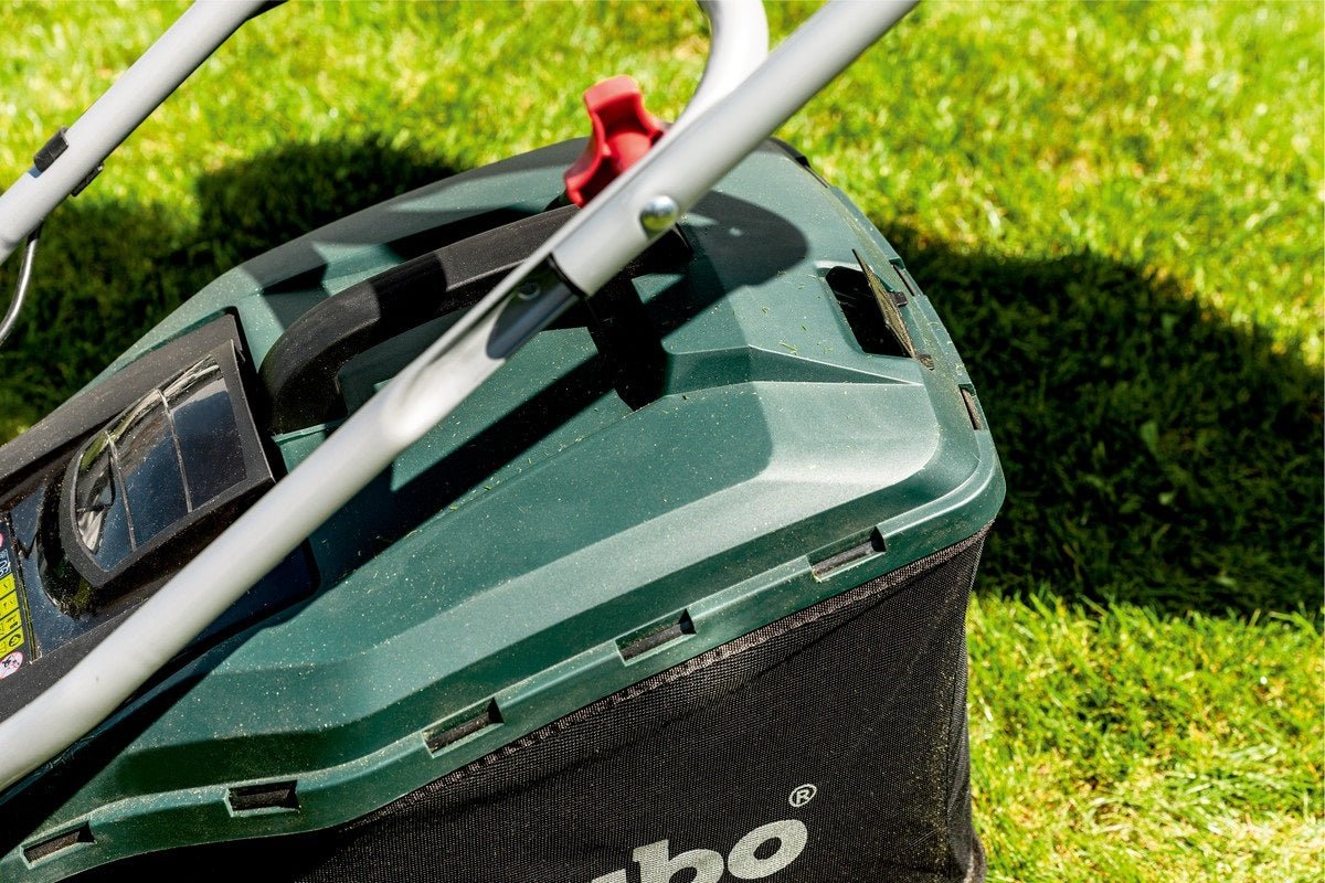 Metabo RM 36-18 LTX BL 36 Twin 18V 360mm Cordless Lawn Mower (Tool Only) - 601716850 - AIMS Industrial Supplies