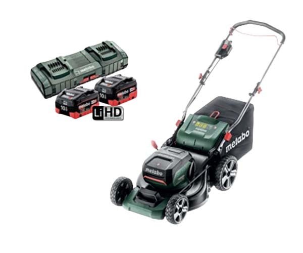 Metabo RM 36-18 LTX BL 46 10 K 10.0Ah 36V (18Vx2) Cordless Lawn Mower Kit - AU60160600 - AIMS Industrial Supplies