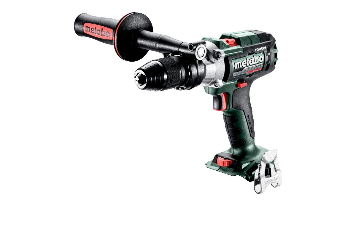 Metabo SB 18 LTX-3 BL I Metal 18V Brushless Hammer Drill W/ Anti-Kick-Back & Re-Tensioning Chuck1