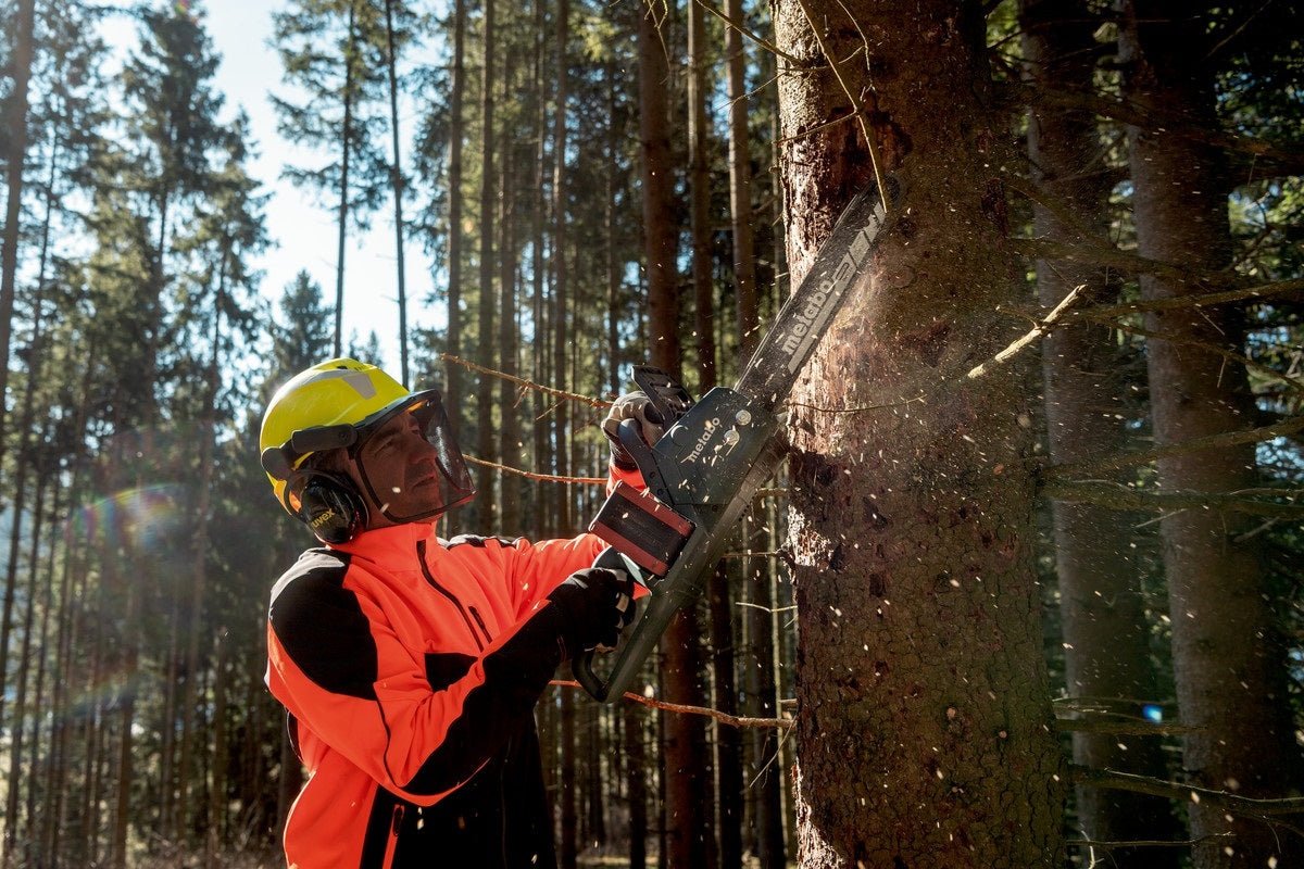 Metabo SB 18 LTX - 3 BL I Metal 2 x 18V Brushless Chainsaw 400mm - Tool Only - AIMS Industrial Supplies