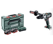 Metabo SB 18 LTX - 3 BL I Metal MB 5.5 K 18V Brushless 3 Speed Hammer Drill W/ Anti - Kick - Back Kit - AIMS Industrial Supplies