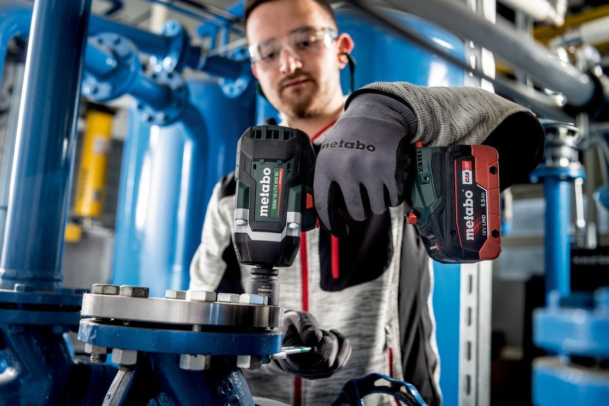Metabo SSW 18 LTX 800 BL 18V Brushless 1/2" Impact Wrench 800Nm - Tool Only - AIMS Industrial Supplies