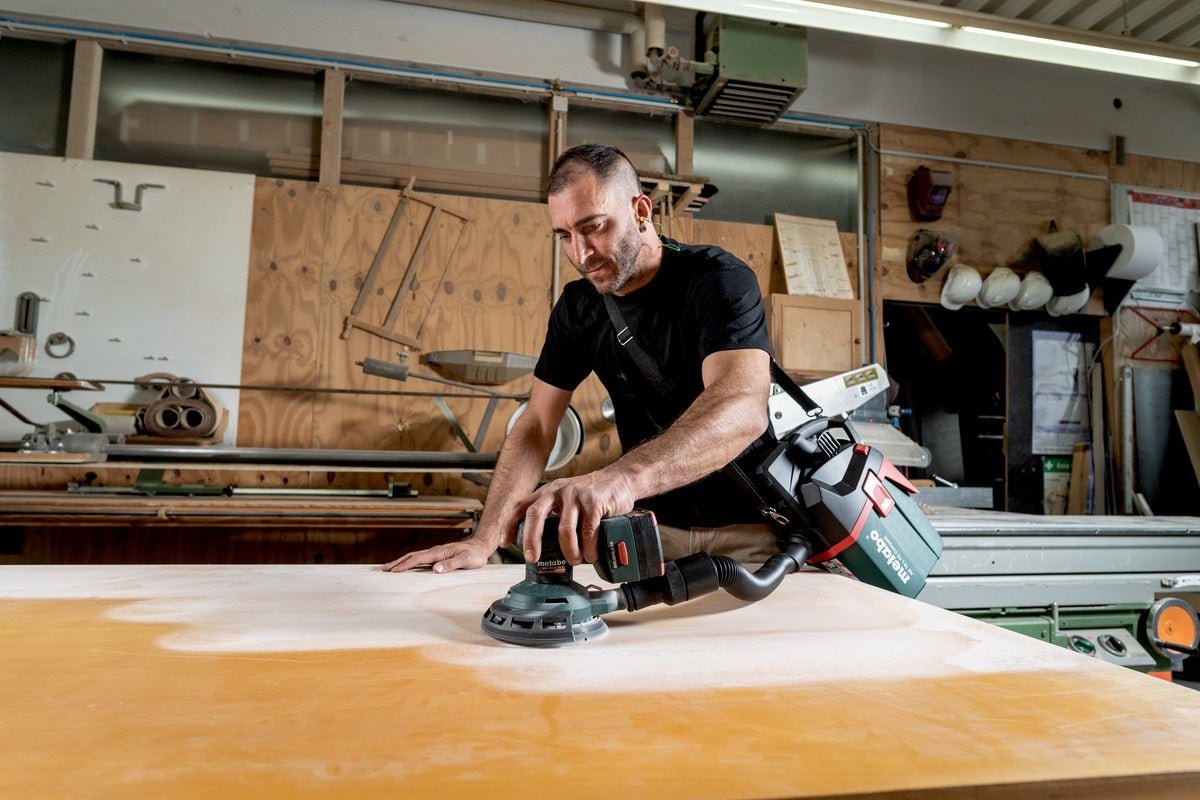 Metabo SXA 18 LTX 150 BL 18V Brushless Random Orbital Sander 150mm - Tool Only - AIMS Industrial Supplies