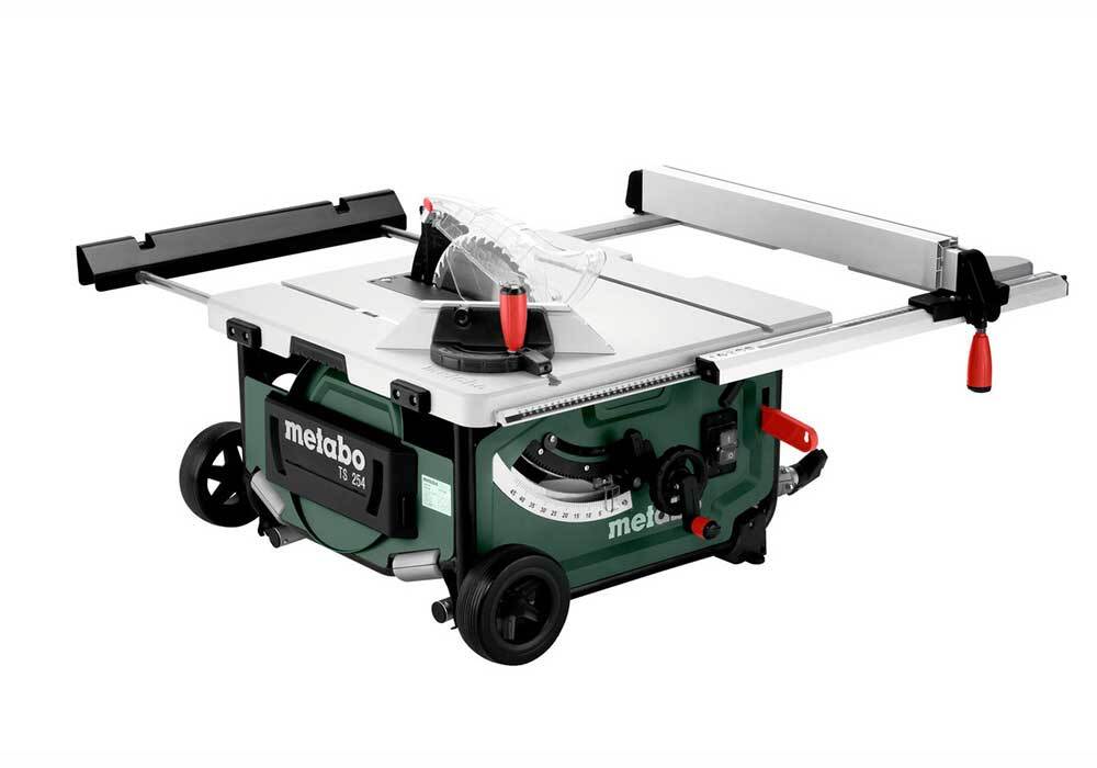 Metabo Table Saw 740 x 750 x 355mm, TCT Blade 254 x 30mm - TS 254 - AIMS Industrial Supplies