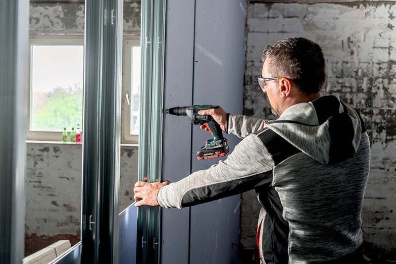 Metabo TBS 18 LTX BL 5000 - 18V Cordless Drywall Screwdriver - Tool Only - AIMS Industrial Supplies