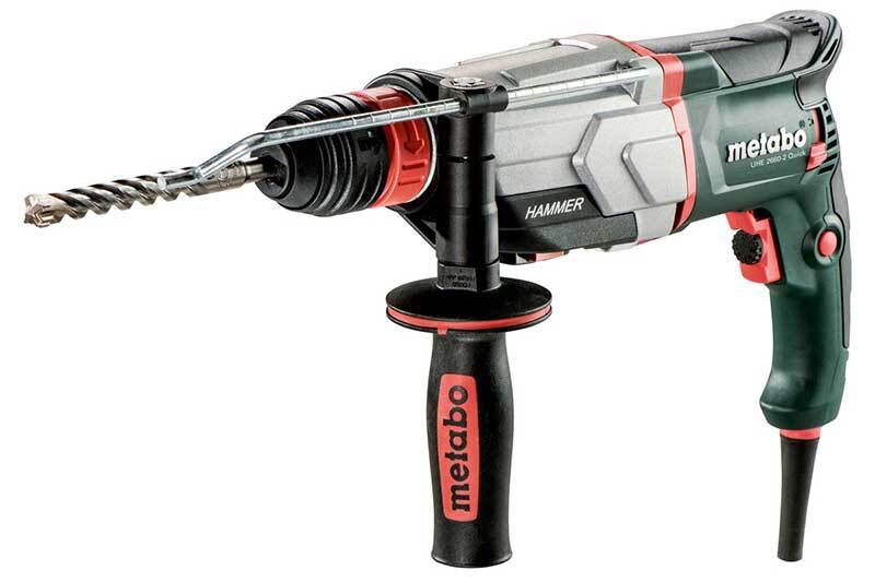 Metabo UHE 2660-2 Q Multi 800W, SDS Plus Rotary Hammer 4 Mode, Marathon Motor1