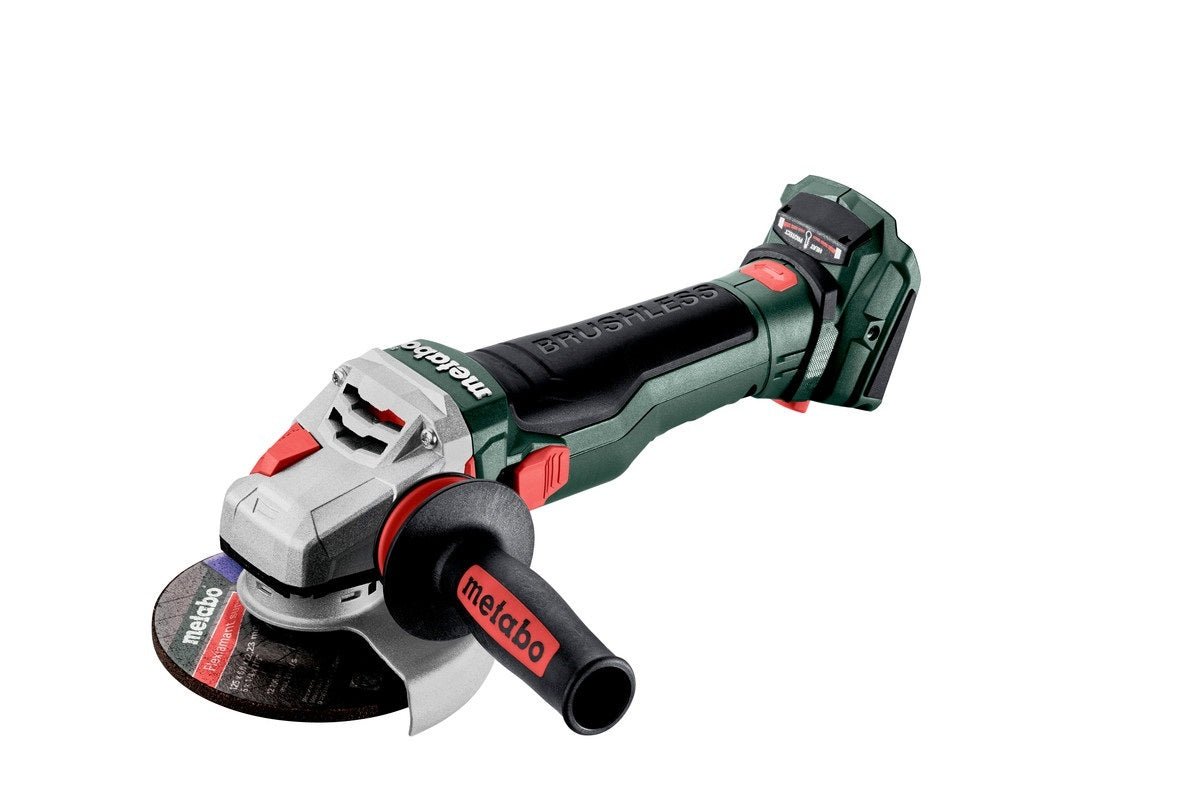 Metabo WB 18 LT BL 15 - 125 Quick 18V Brushless 125mm Angle Grinder W/ Brake & Quick Locking Nut - AIMS Industrial Supplies