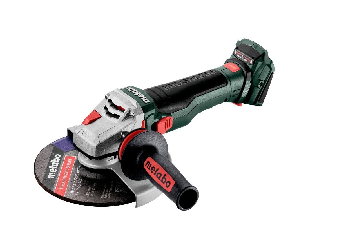 Metabo WB 18 LTX BL 15 - 180 Quick 18V Brushless 180mm Angle Grinder W/ Brake & Quick Locking Nut - AIMS Industrial Supplies