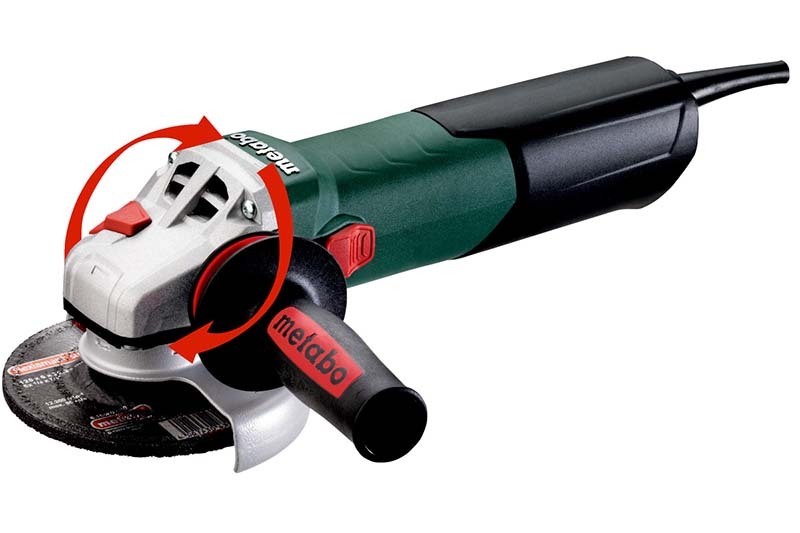 Metabo WEV 19-125 Q M-Brush Angle Grinder - 6131080005