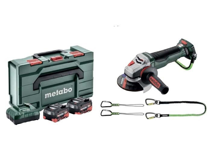 Metabo WPBA 18 LTX BL 15 - 125 Quick DS MB 5.5 K 18V Brushless 125mm Angle Grinder Kit - AIMS Industrial Supplies