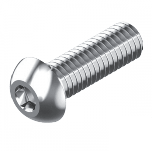 Metric Button Socket Head Screw - 304 Stainless Steel - AIMS Industrial Supplies