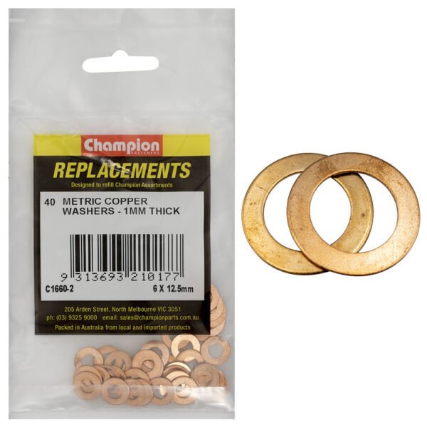 Metric Copper Washer Assortment Refill - AIMS Industrial Supplies