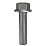 Metric Fine Hex Flanged Bolt No Serration CL. 8.8 Z - Yellow - AIMS Industrial Supplies