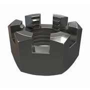 Metric Fine Hex Slotted Nut Class 5 Zinc Plated - AIMS Industrial Supplies