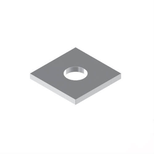 Metric Flat Square Washer - 316 Stainless Steel - AIMS Industrial Supplies