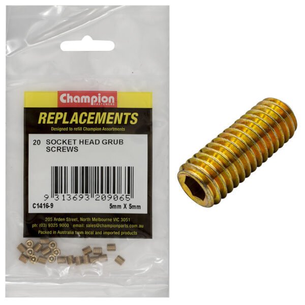 Metric Grub Screw Assortment Refill (C1416) - AIMS Industrial Supplies