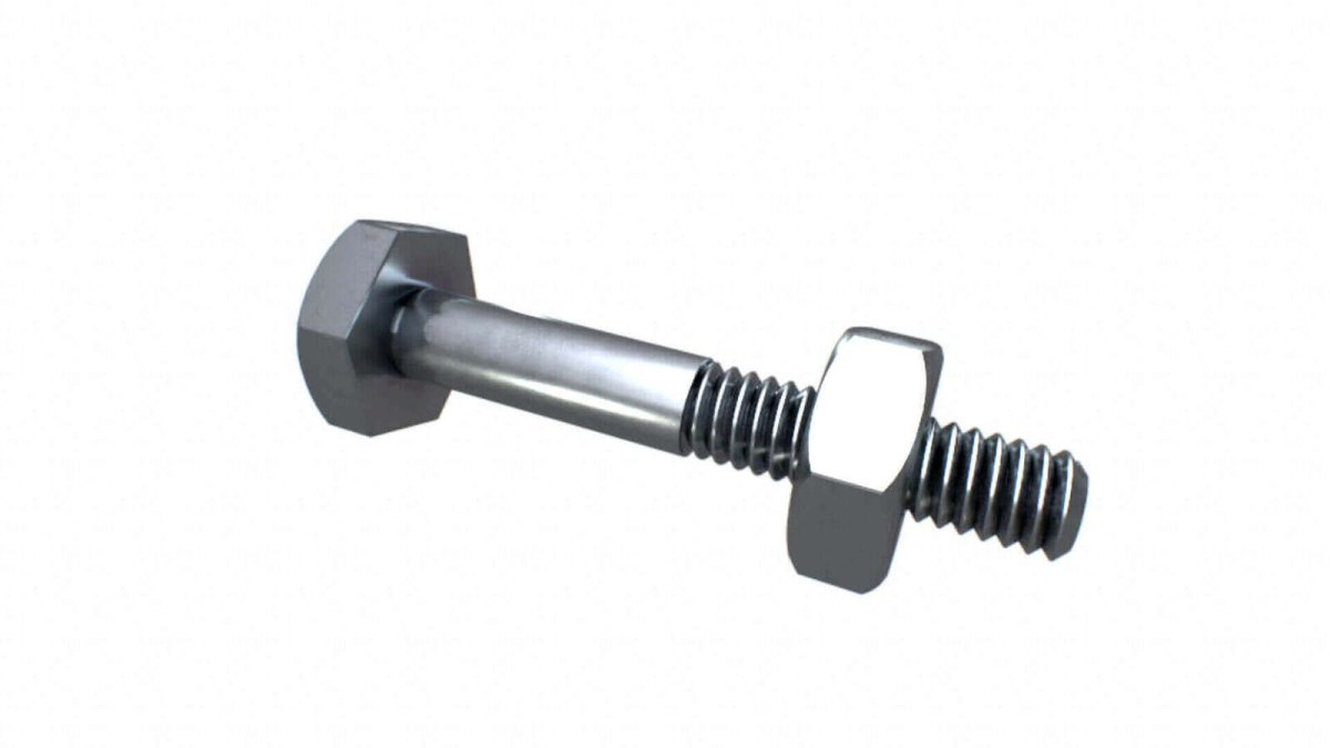 Metric Hex Bolt & Nut - Grade 8.8 High Tensile Zinc Finish - AIMS Industrial Supplies