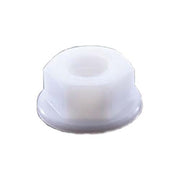 Metric Hex Flange Nut Nylon Natural - AIMS Industrial Supplies