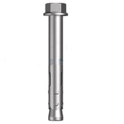 Metric Hex Flange Nut Sleeve Anchor - Carbon Steel Mechanical Galvanised