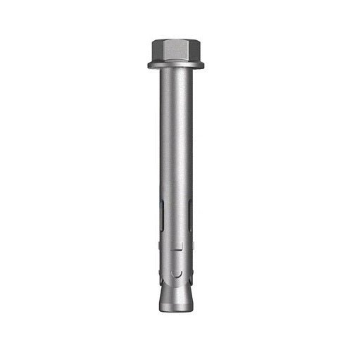 Metric Hex Flange Nut Sleeve Anchor - Carbon Steel Mechanical Galvanised - AIMS Industrial Supplies