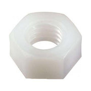 Metric Hex Nut DIN 934 Natural Nylon - AIMS Industrial Supplies