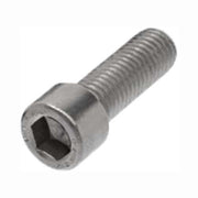 Inox World 316 stainless hex socket cap head screw, round head with deep hex socket, threaded shank on a white background