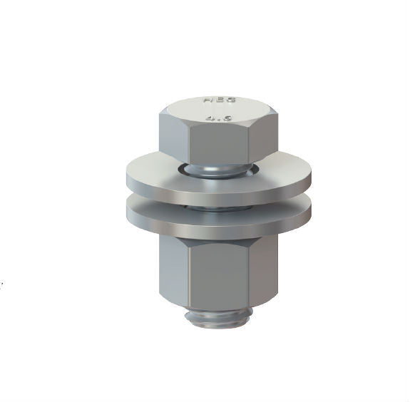 Metric Purlin Bolt & Nut Assembly - Grade 4.6 Mild Steel Zinc Finish - AIMS Industrial Supplies