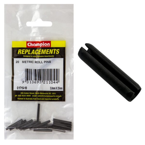 Metric Small Roll Pin Assortment Refill - AIMS Industrial Supplies