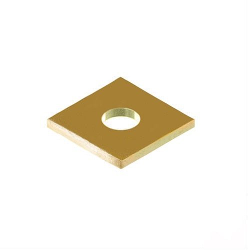 Metric Square Washer - Mild Steel Zinc Yellow Finish - AIMS Industrial Supplies
