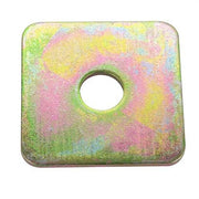 Metric Square Washer Mild Steel Zinc Yellow Passivate - AIMS Industrial Supplies