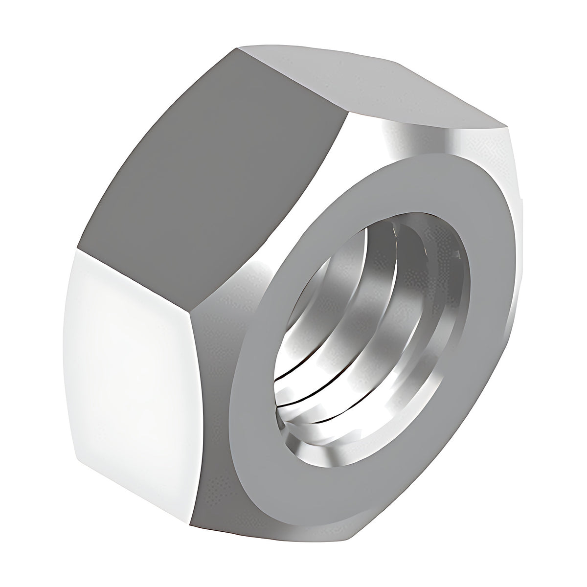Hex Support Metric Standard Hex Nut - 304 Stainless, M2 to M30