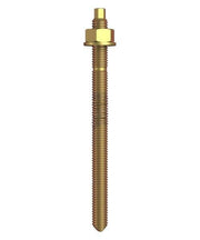 Metric Stud Chemical Anchor Kit - Grade 5.8 Zinc Yellow Finish1
