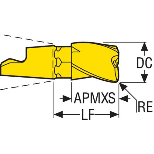 Minimaster™ Insert F40M M-Edge Geometry (0.2mm RE)2