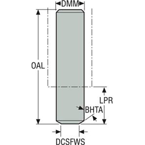 Minimaster Shank Cylindrical - Design 1 - AIMS Industrial Supplies