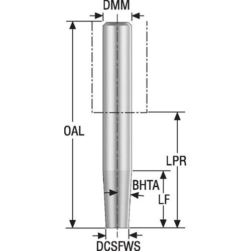 Minimaster Shank Cylindrical - Design 4 - AIMS Industrial Supplies