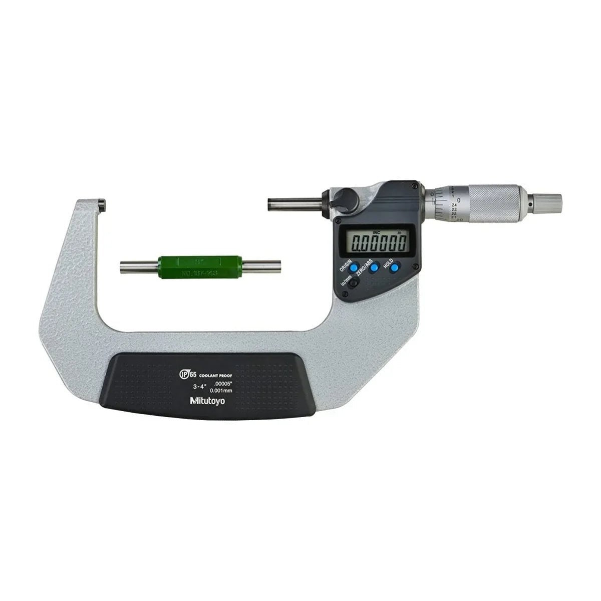 Mitutoyo Coolant Proof Micrometer (IP65 Digimatic) Series 293 Inch/Metric, no SPC output - AIMS Industrial Supplies