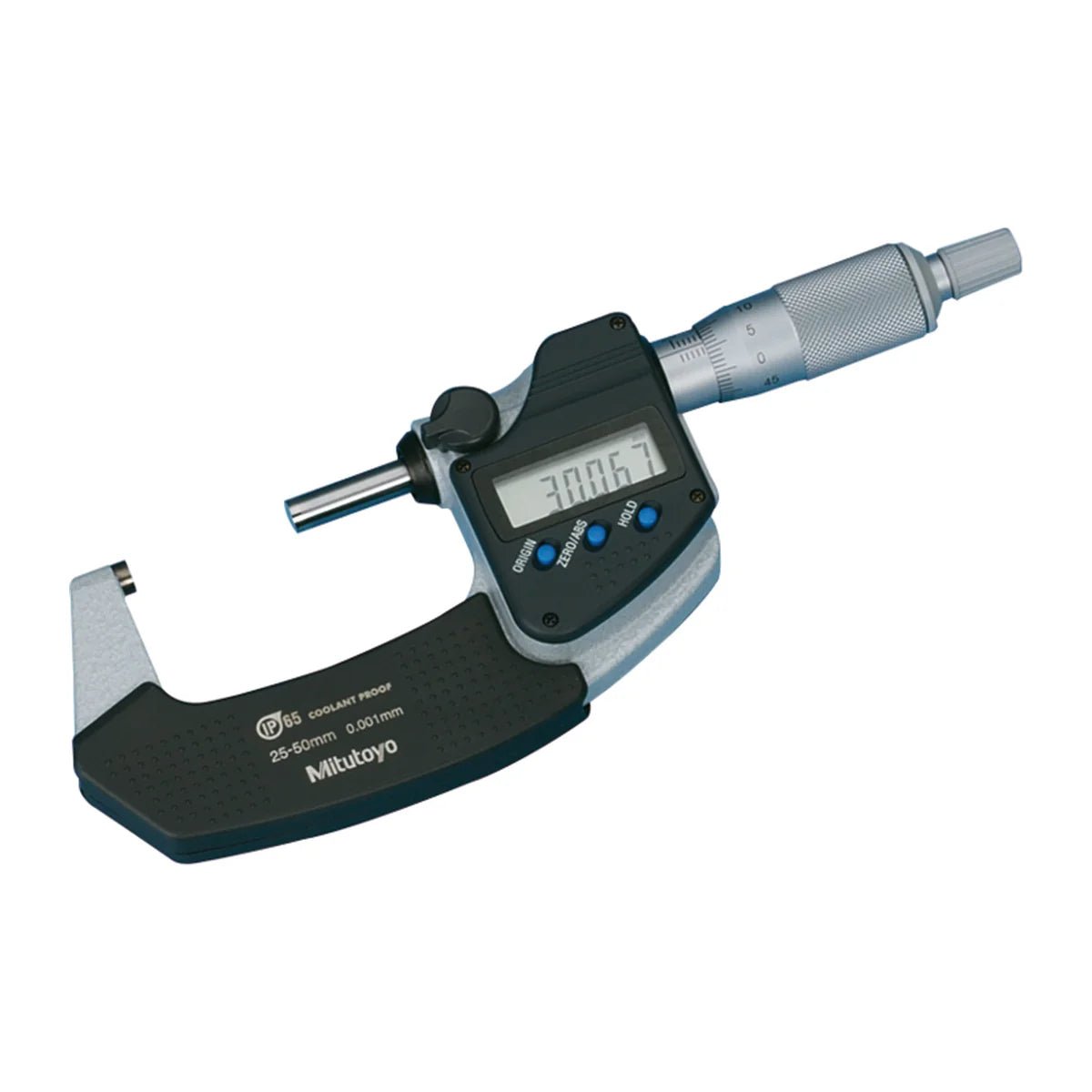 Mitutoyo Coolant Proof Micrometer (IP65 Digimatic) Series 293 Metric, no SPC output - AIMS Industrial Supplies