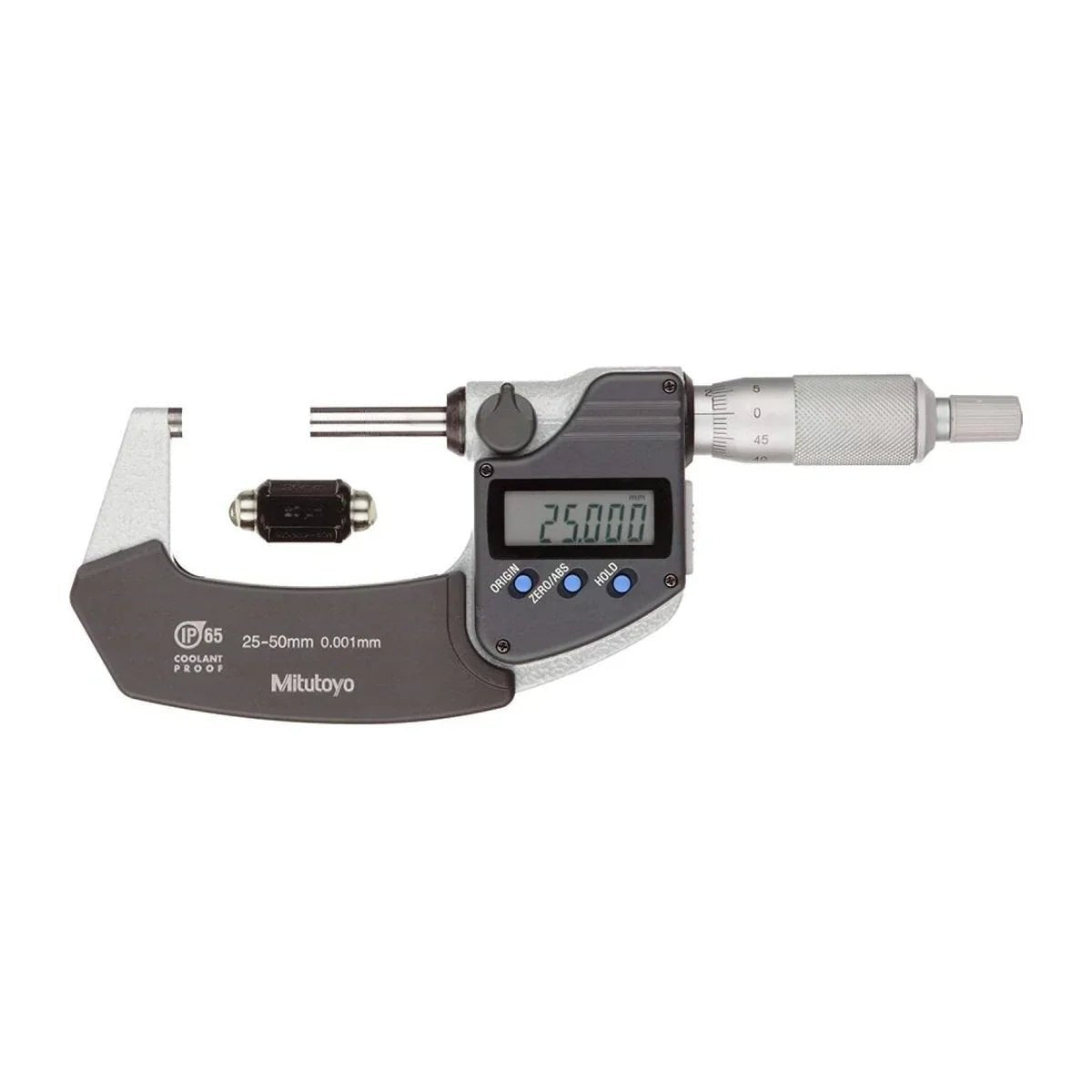 Mitutoyo Coolant Proof Micrometer (IP65 Digimatic) Series 293 Metric, with SPC output - AIMS Industrial Supplies
