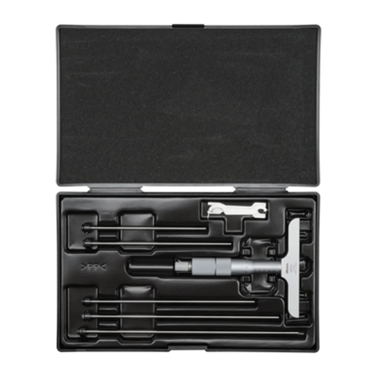 Mitutoyo Depth Micrometer Metric - Interchangeable Rod Type (Series 129) - AIMS Industrial Supplies