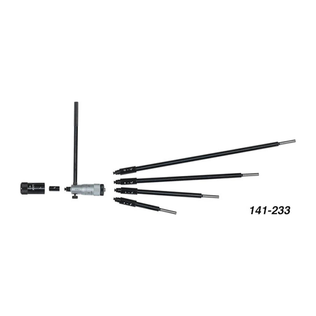 Mitutoyo Inside Micrometer Imperial - Interchangeable-Rod Type (Series 141) - AIMS Industrial Supplies