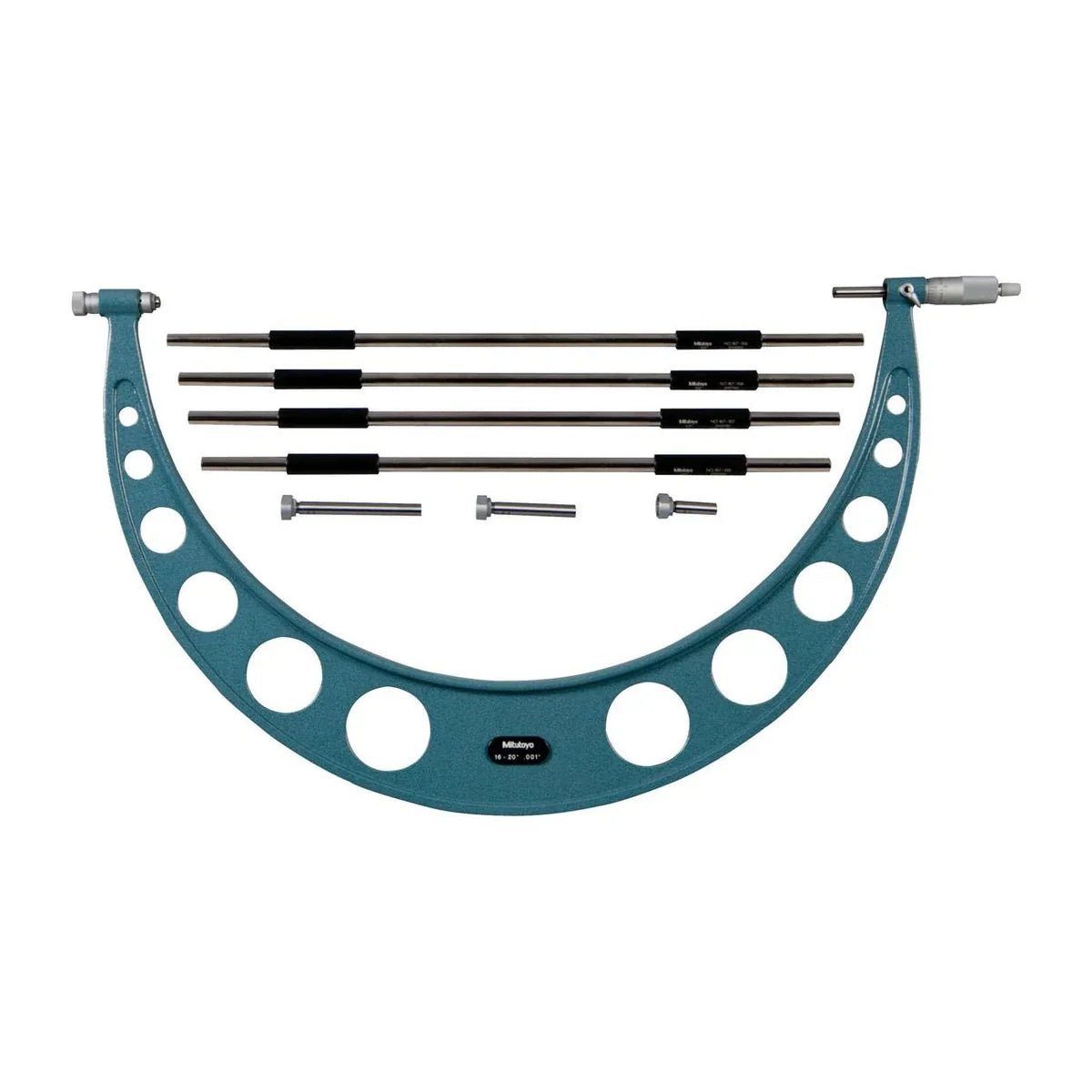 Mitutoyo Outside Micrometer with Interchangeable Anvils Series 104 (Imperial) - AIMS Industrial Supplies