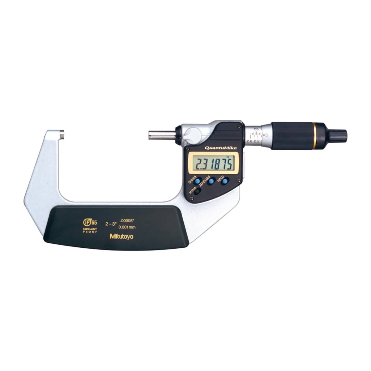 Mitutoyo QuantuMike Digimatic Micrometer IP65 (Series 293) - AIMS Industrial Supplies