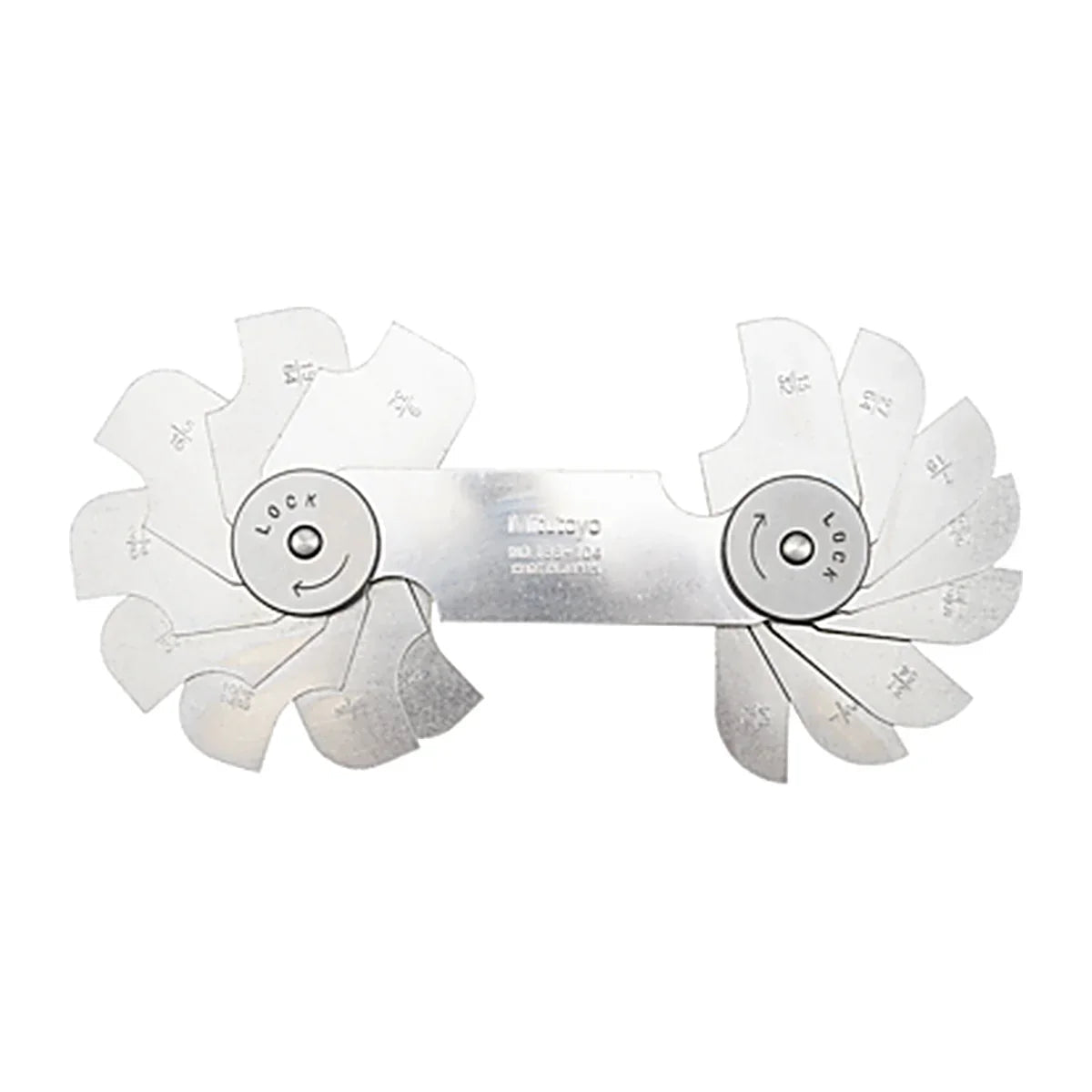 Mitutoyo Radius Gauge Imperial Set (Series 186) - AIMS Industrial Supplies
