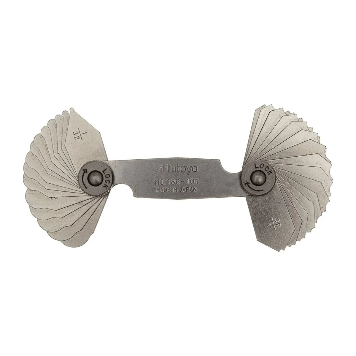 Mitutoyo Radius Gauge Imperial Set (Series 186) - AIMS Industrial Supplies