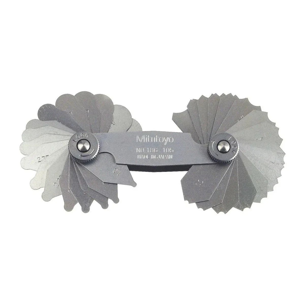 Mitutoyo Radius Gauge Metric Set (Series 186) - AIMS Industrial Supplies