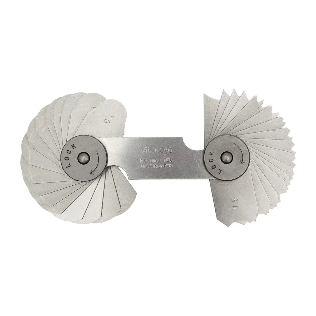 Mitutoyo Radius Gauge Metric Set (Series 186) - AIMS Industrial Supplies
