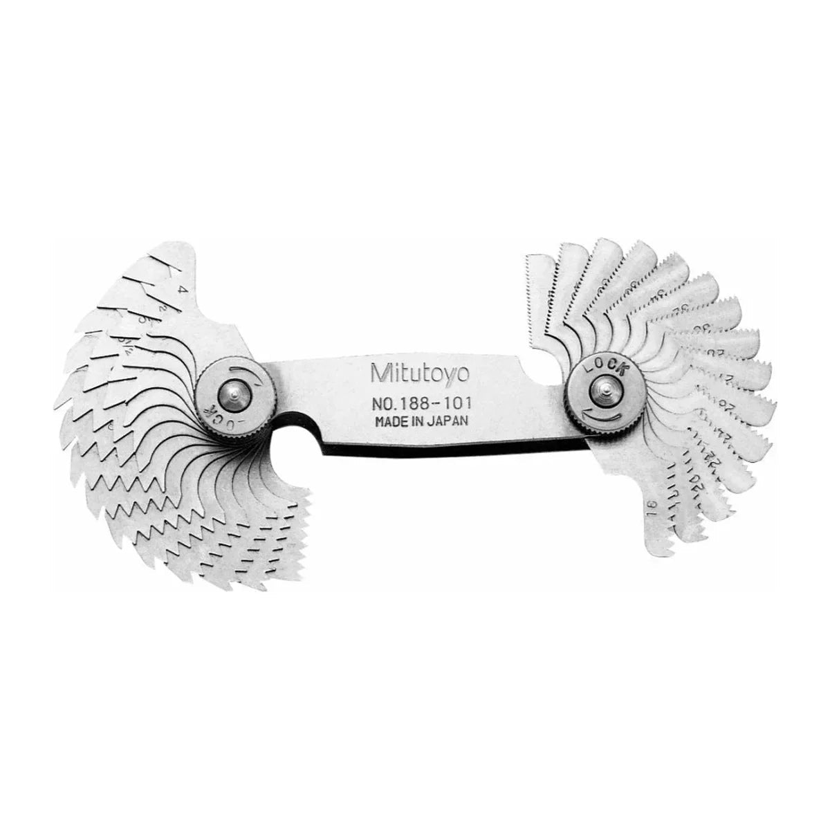 Mitutoyo Thread Pitch Gauge Set (Series 188) - AIMS Industrial Supplies